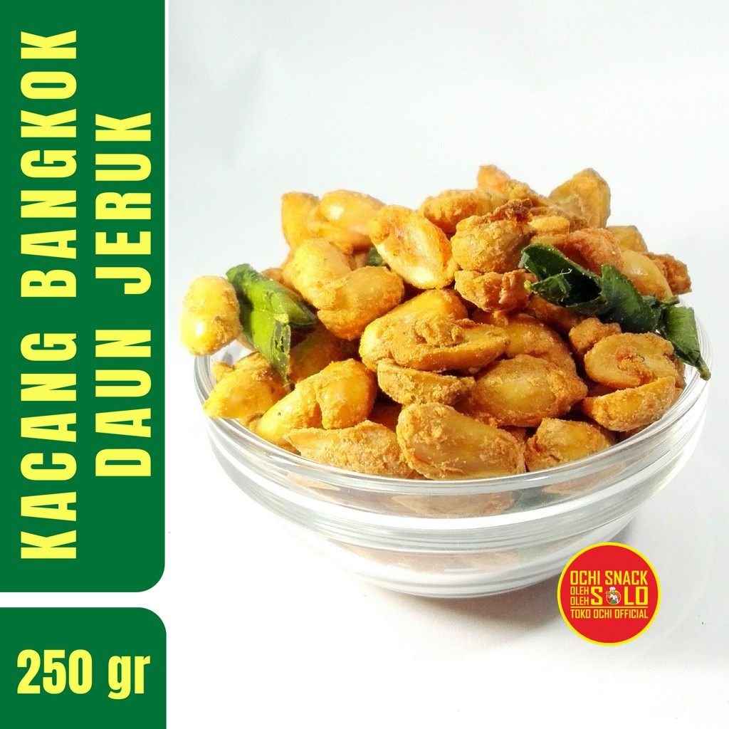 

KACANG BANGKOK DAUN JERUK | KACANG THAILAND PEDAS MANIS | 250 GR