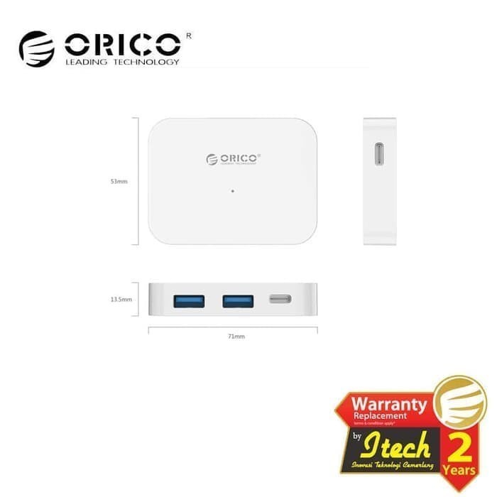 ORICO Type-C to USB3.0-A * 2 / Type-C * 2 HUB - TC2U-U3