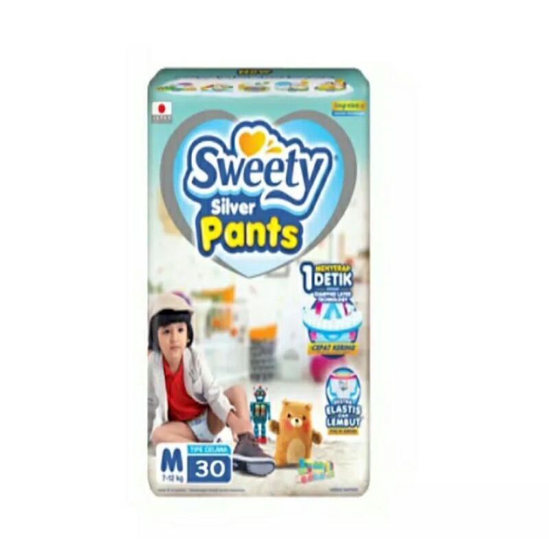 Pampers Sweety Silver Pants M30