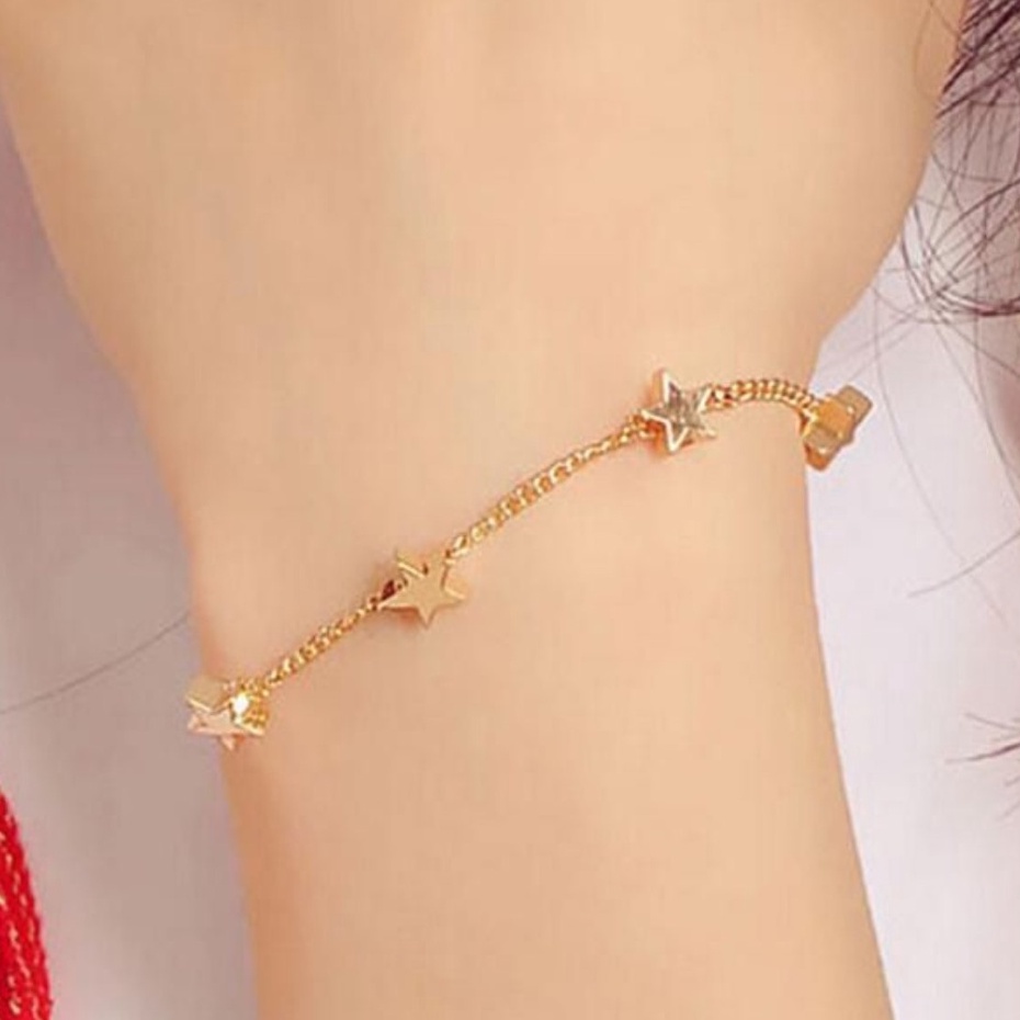 PA Gelang Fashion Korea Love Star Etnik Attract Braided Bracelet / Friendship GL004