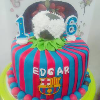 Download Gambar gambar kue ultah fc barcelona Keren