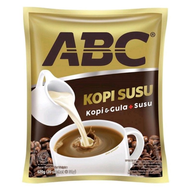 

Kopi susu abc (Isi 10 Sachet)