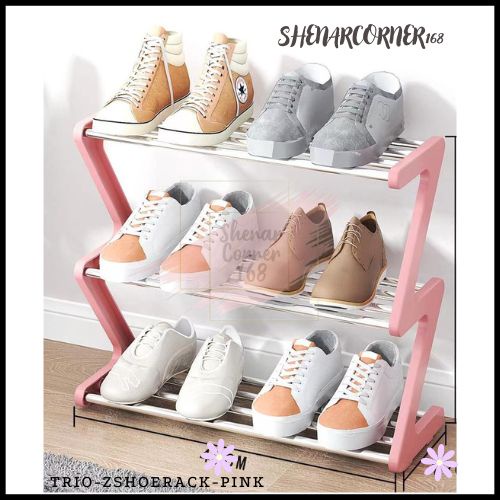 RAK SENDAL SEPATU 4 SUSUN MODEL ZIGZAG/ RAK SEPATU 3 TINGKAT / RAK SEPATU 4 TINGKAT SERBAGUNA MINIMALIS / RAK SEPATU 4 DAN 3 TINGKAT / RAK SANDAL 4 DAN 3 SUSUN / RAK SUSUN MULTIFUNGSI, SHENARCORNER168