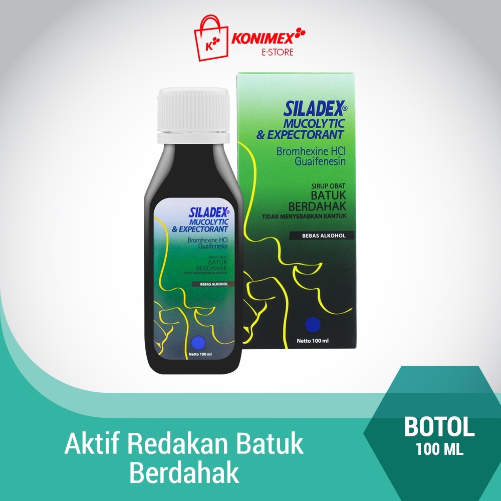 Siladex Syrup Batuk 60ml/100ml ORIGINAL-BPOM