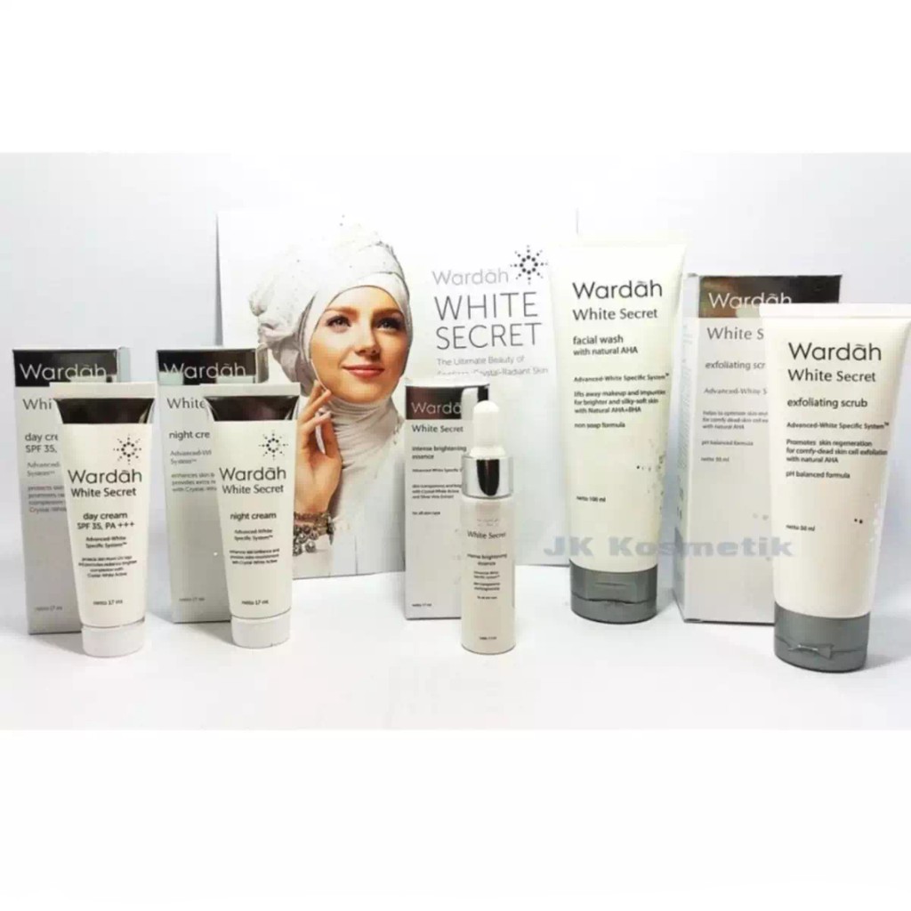 Wardah White Secret Series 1 Paket Ekonomis (5pcs) - Komplit