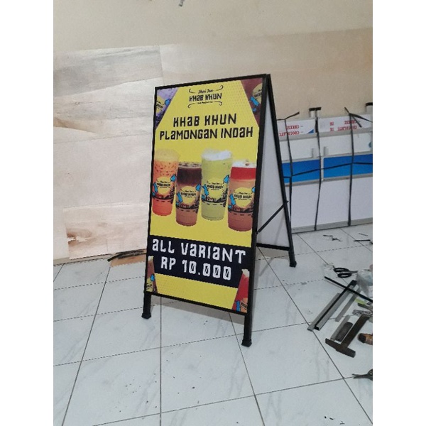 Stand Banner / Banner Segitiga / Banner A
