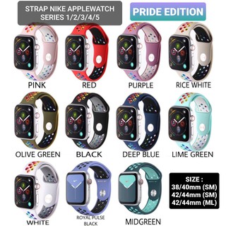 Jual (4) STRAP NIK* APPLE WATCH PRIDE EDITION SERIES 1/2/3/4/5/6/SE/7