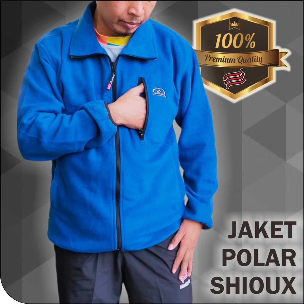 Jaket Camping Outdoor Hangat Bahan Polar Shioux the nature explorer - Jaket Gunung Polar SHIOUX - Ja