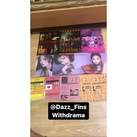 Pelunasan ITZY GUESS WHO @DazzFins WD