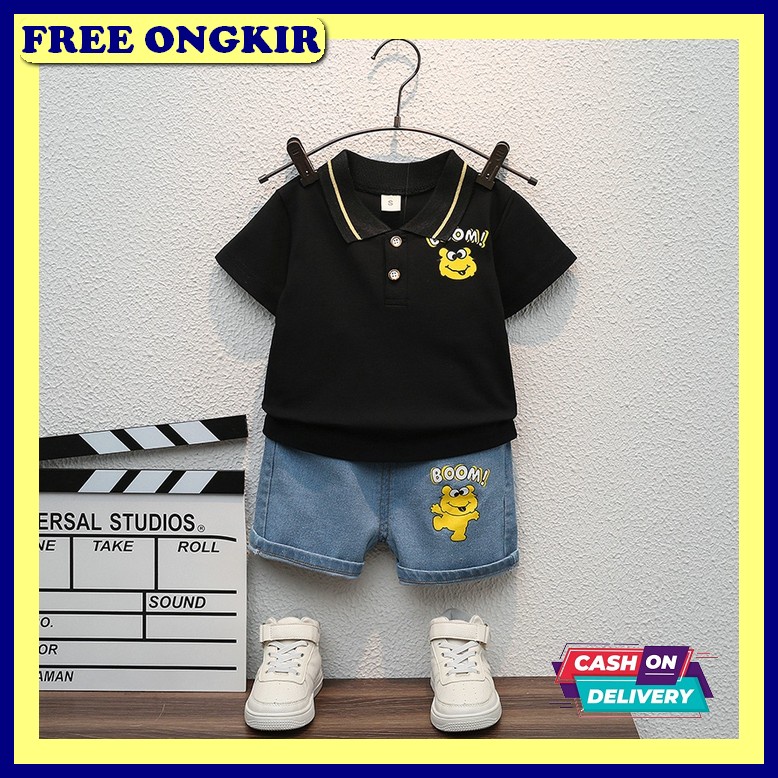 Setelan Anak Laki-Laki Set Anak Keren Stelan Balita Kekinian Oneset Import Termurah One Set Model Te
