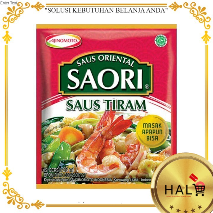 

SAORI SAUS TIRAM 23 ML