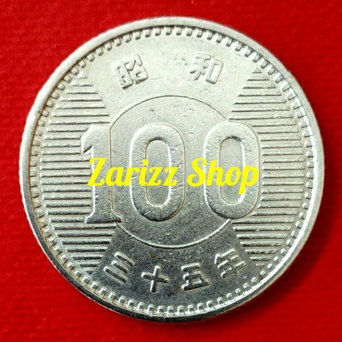 Koin Perak 100 Yen Jepang