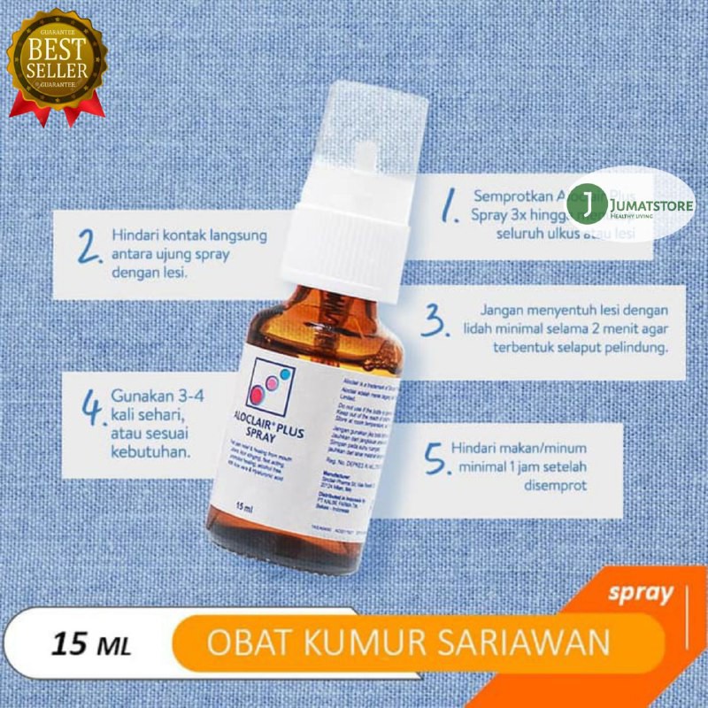 Jual Aloclair Spray Obat Kumur Obat Kumur Mulut Sariawan Alami Lidah Buaya Obat