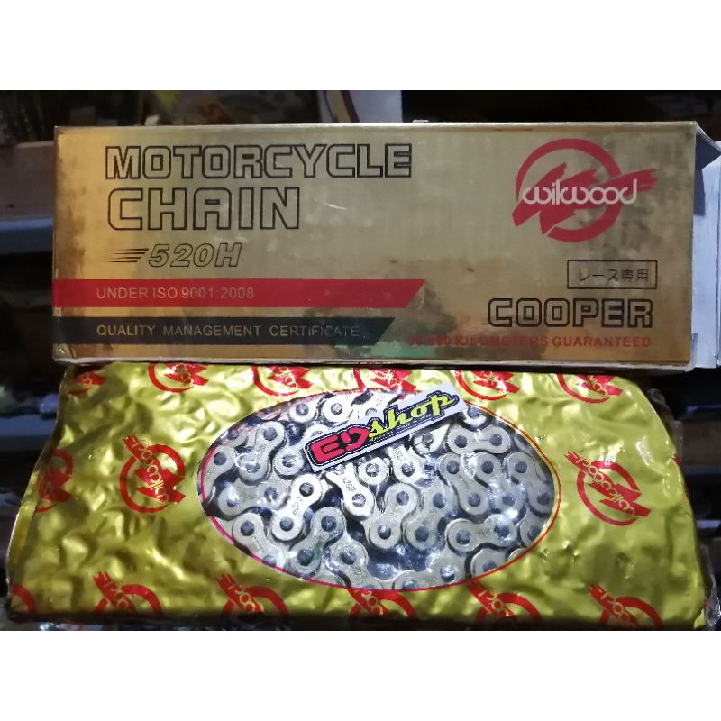 rantai WILWOOD 520H 130L R25 520 N250 NINJA 250 Z250 MONO 520 TIGER PULSAR GOLD RACING NO SSS