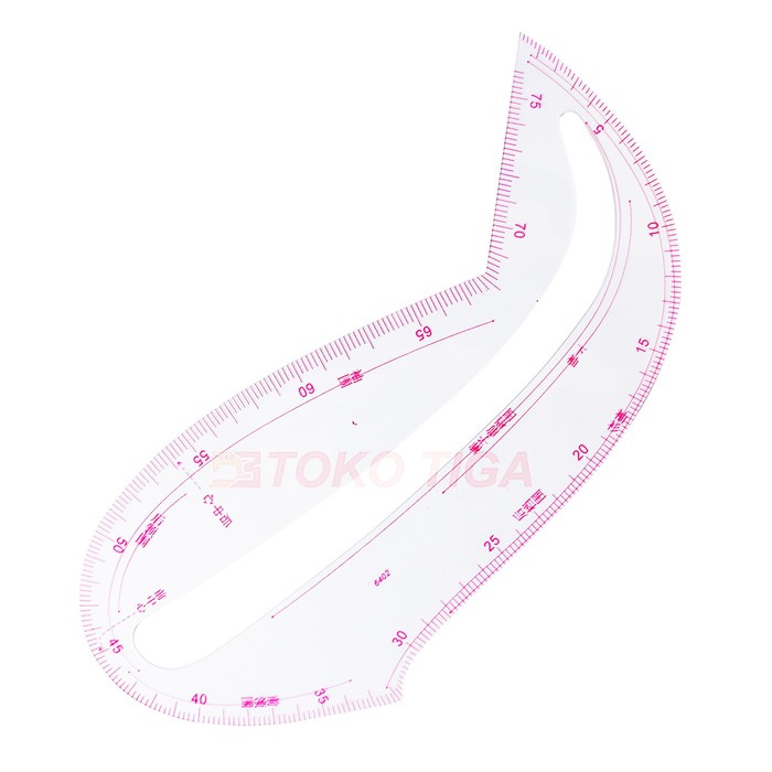 

Penggaris Jahit/Menjahit - Pola Busana Baju 45 cm - 8402/6402