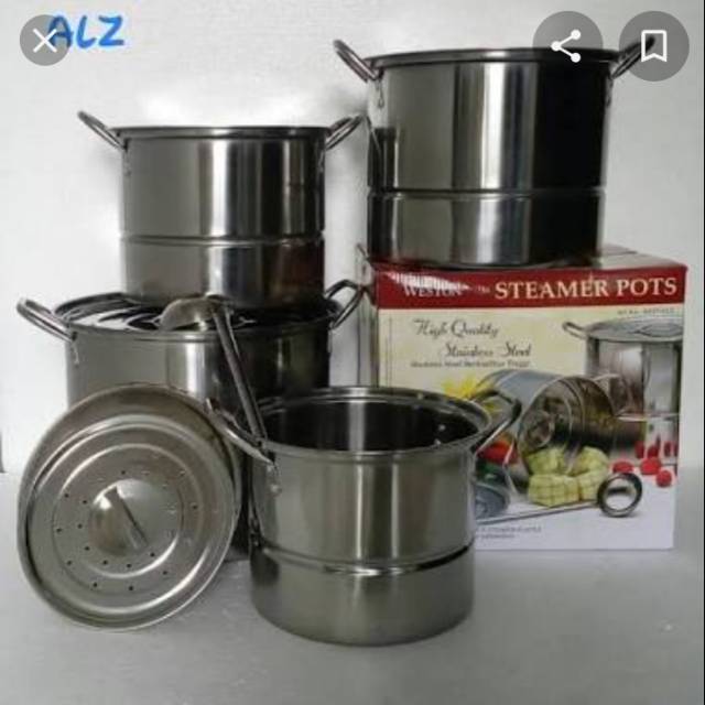 Streamer Pot/Panci Pengukus Weston WSTP 14L