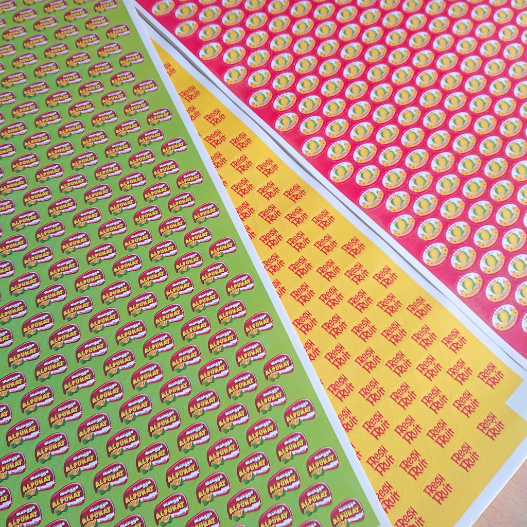 

Sticker Label Buah (2x1,3 cm) -isi 545 pcs- stickercutting/cuttingsticker/stikerbuah/stickerbuah/labelbuah/labelbuahmangga/labelbuahpisang/labelbuahapel/labelbuahjeruk/