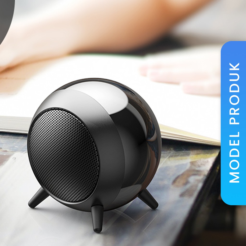 Speaker Bluetooth 5.0 Mini Wireless Portabel Bulat Original Import-6