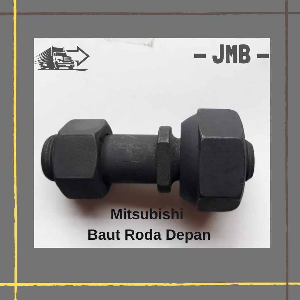Baut Roda Truck Mitsubishi Depan / Baut Mobil / Truk  Mitsubitshi