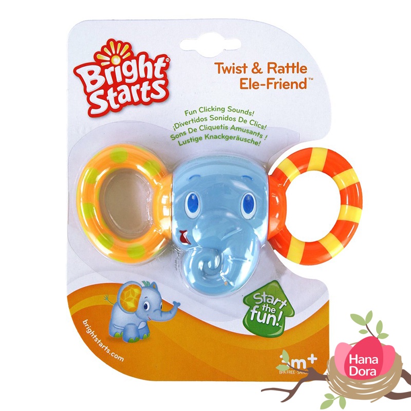 Bright Starts Twist &amp; Rattle - Elephant