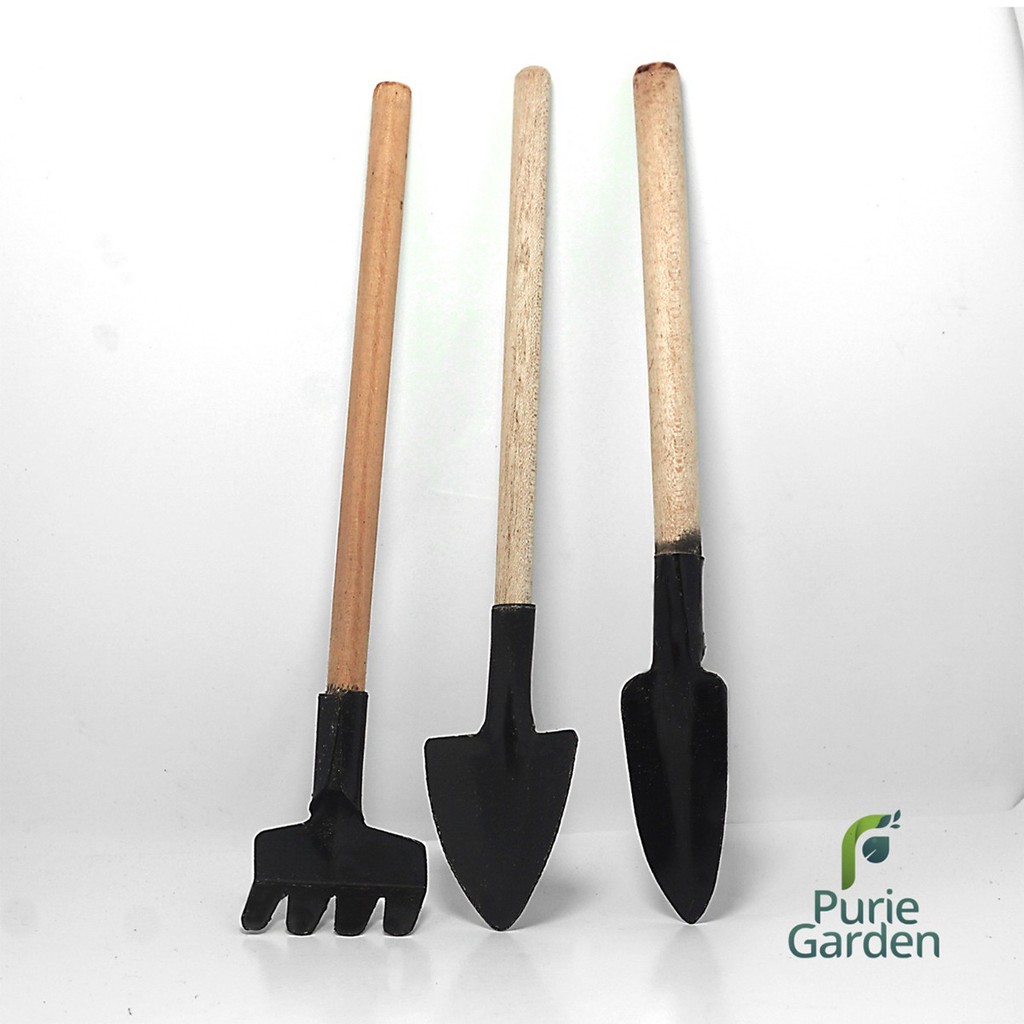 Sekop Garu Mini Garden Tools Set Perlengkapan Kebun 3 in 1