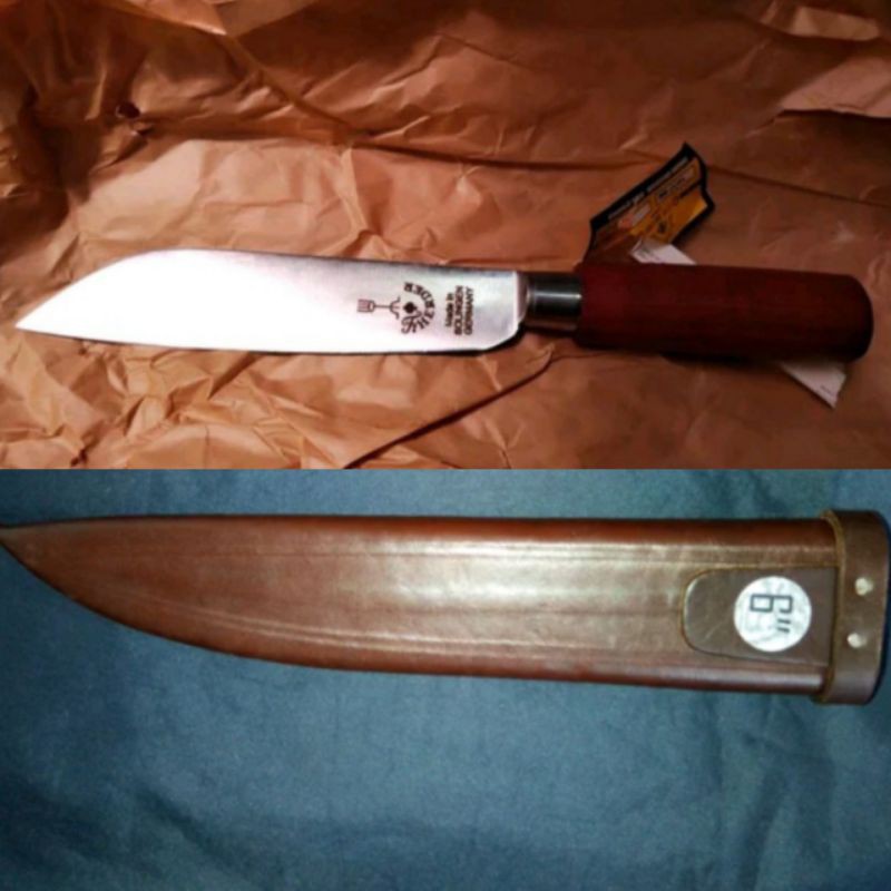 Pisau dapur pisau daging cap garpu 6 inch plus sarung