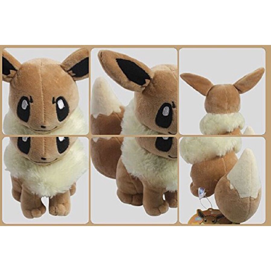 20cm POKEMON Plush toy doll 8inches Eevee Q version children's plush doll toy doll Stuffed Toys