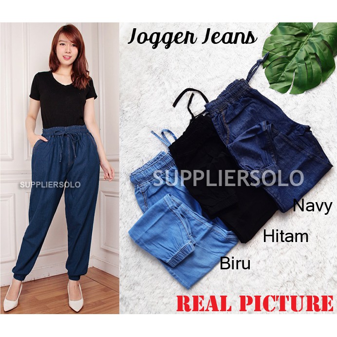 JOGGER JEANS STANDART XL DAN JUMBO XXL 75KG MUAT