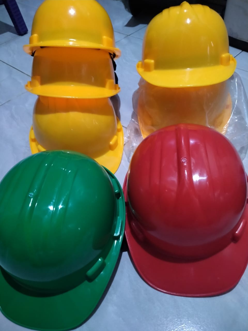 Helm Proyek Bangunan Tebal | Safety Helm Proyek Tebal