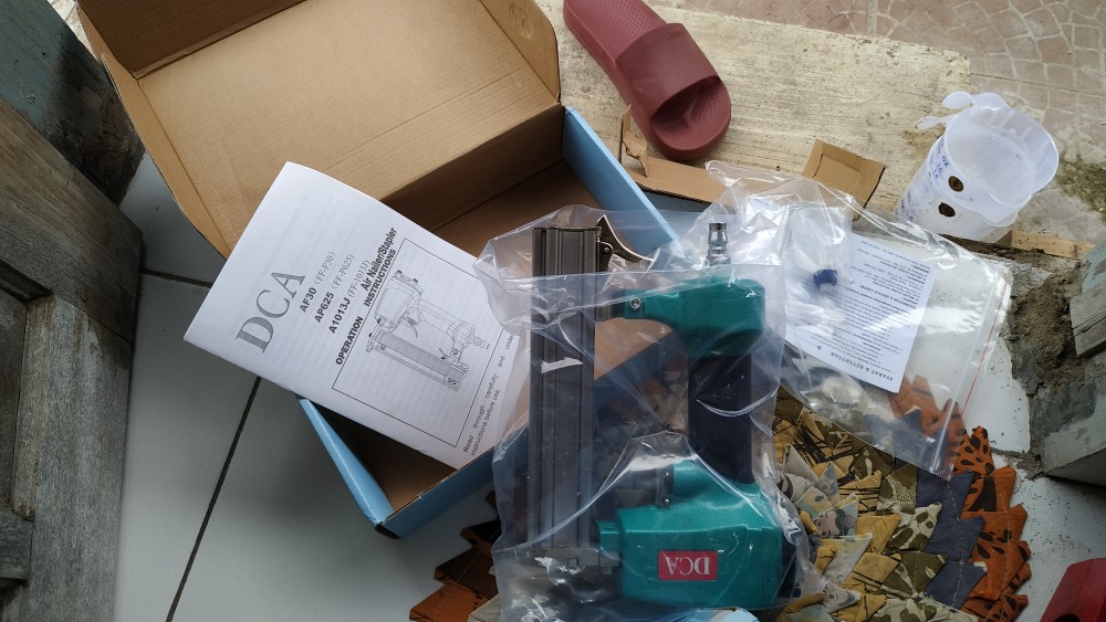 Mesin Amplas Bulat Velcro Asa 125 Dca Asa125 Orbital Sander 5inch