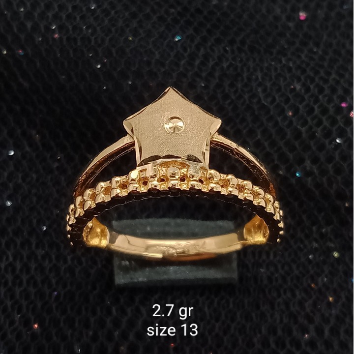 Cincin Emas 17K - 2.7 gr Kadar 750 - 1241