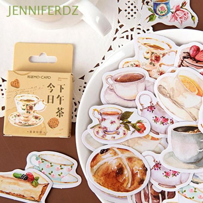 

PW197 46pcs set Stiker Desain Kue Kopi Teh Untuk Alat Tulis Sekolah