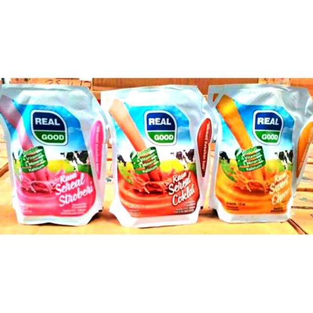 

Real Good Susu UHT 125 ml Kantong