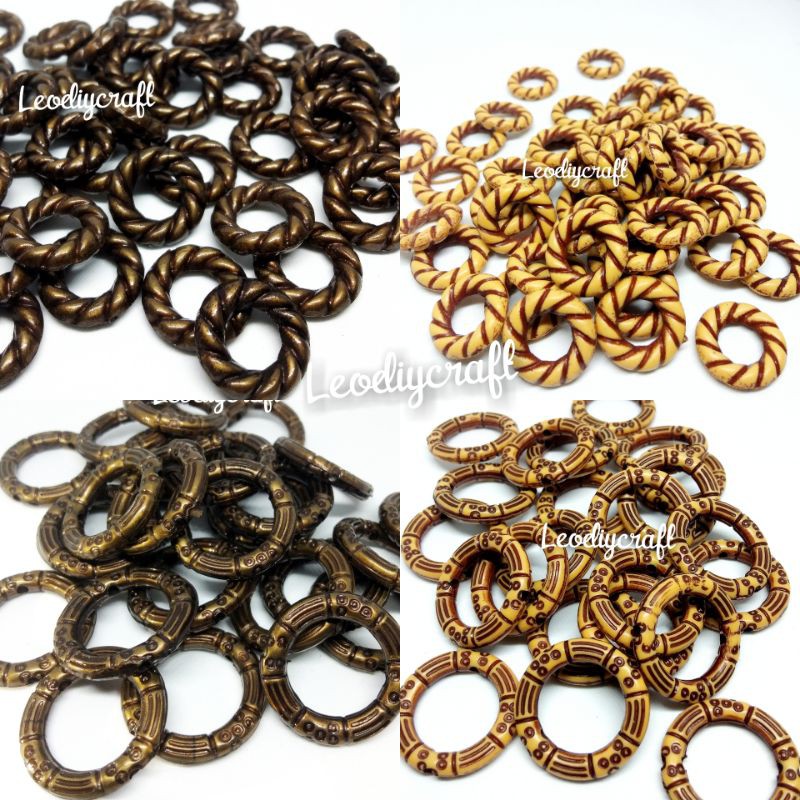 Atg Bakaran - Ornament hias Atg Bakaran - Manik Etnik - Manik kayu