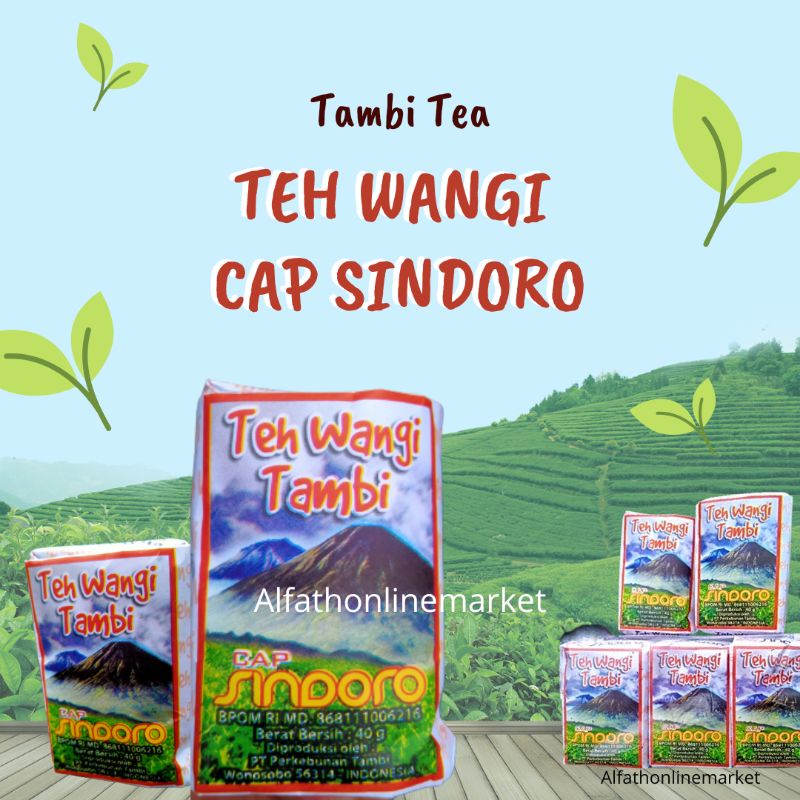 

Teh Sindoro Wangi Melati Tambi Black Tea Jasmine Tea 1 Pack isi 5 Bungkus - Teh Wangi Melati Tea Leaf Green Tea
