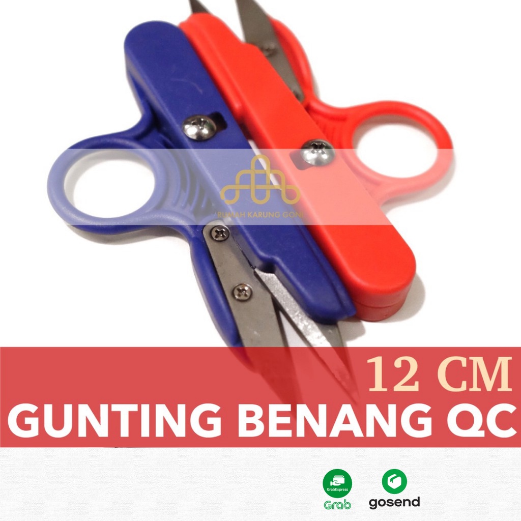 Gunting QC Goni - Gunting Benang - Gunting Cekris Plastik - Gunting Serat Goni
