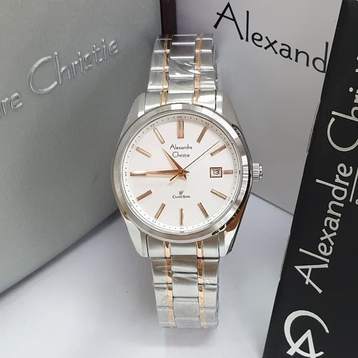 ORIGINAL Jam Tangan Wanita Alexandre Christie AC 8514 / AC8514 Garansi 1 Tahun Resmi