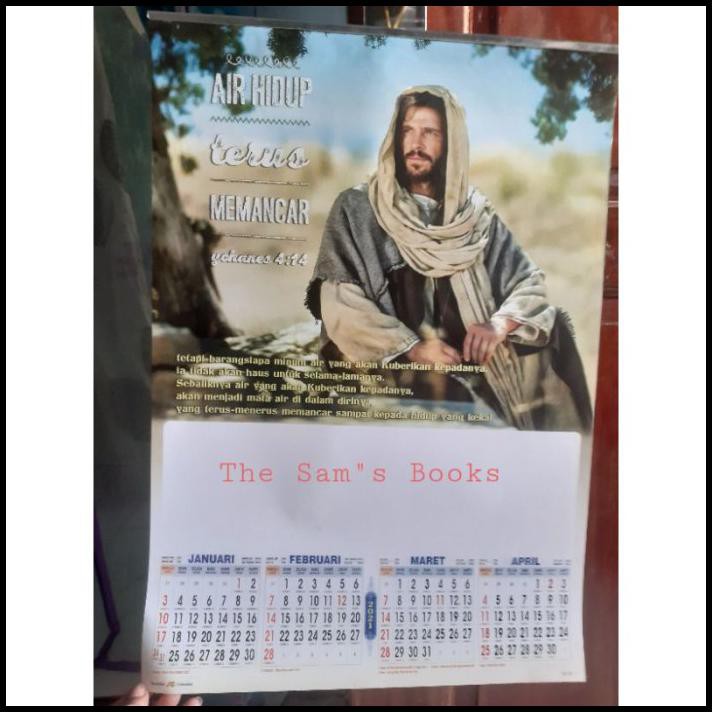 Rd Kalender Dinding 2021 Motif Gambar Tuhan Yesus.