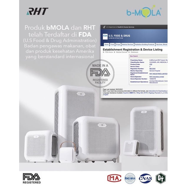 bMOLA B-Mola BM50 Air Purifier