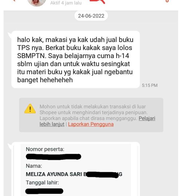 

Harga Bersahabat.. KITAB TPS 2023