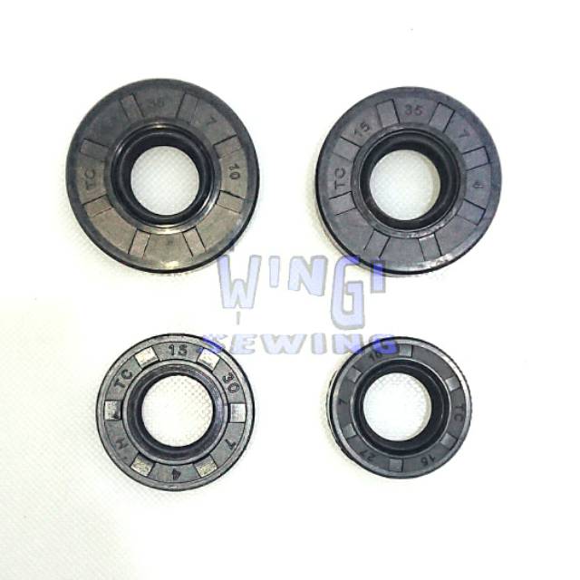 Sil Oli Oil Seal Pulley Poly poli Mesin Jahit Industri