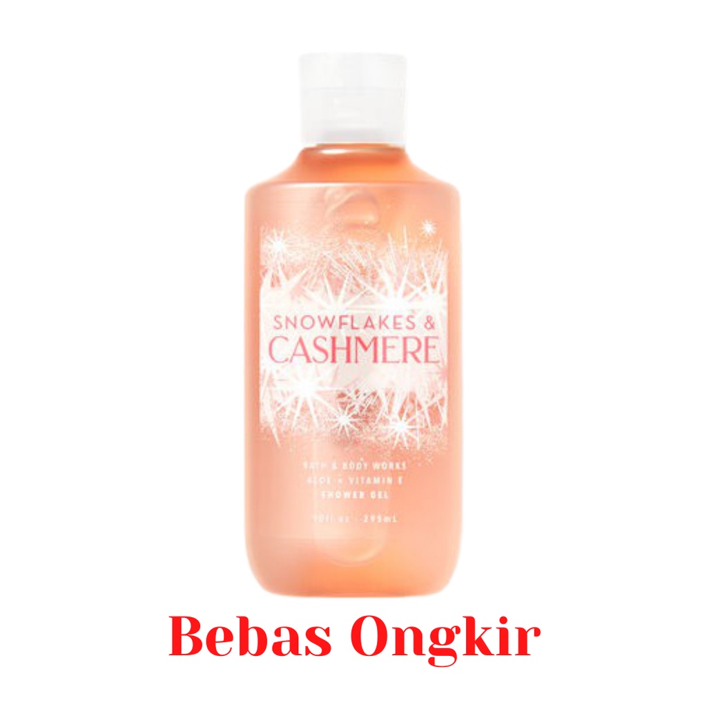 Bath and Body Works BBW Snowflakes & Cashmere Shower Gel 295ml