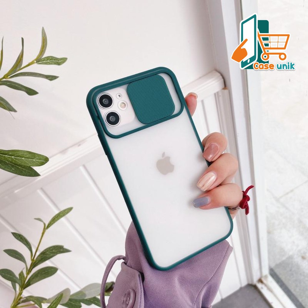 Softcase Slide Pelindung Kamera Iphone 6 6+ 7 7+ 8 8+ Se 2020 X Xr Xs Max CS2907