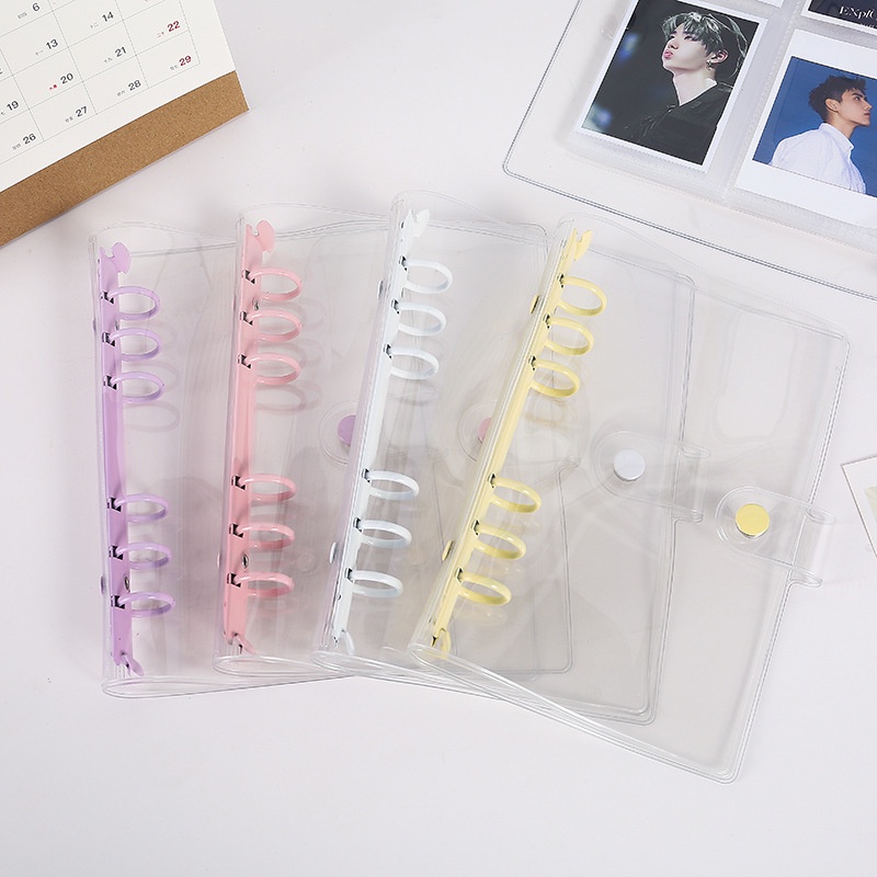 

[DZ] ST449 - Binder Keuangan PVC Jelly Cover Case 6 Ring Warna