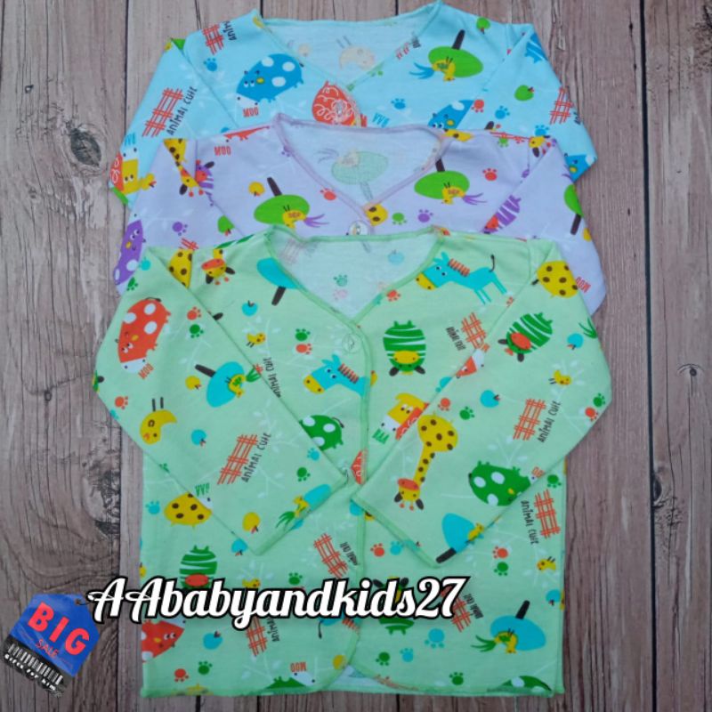 3PC Baju Bayi Lembut Lengan Panjang Jay Jay Rotary SNI-Baju Bayi Lengan Panjang SNI Rotary