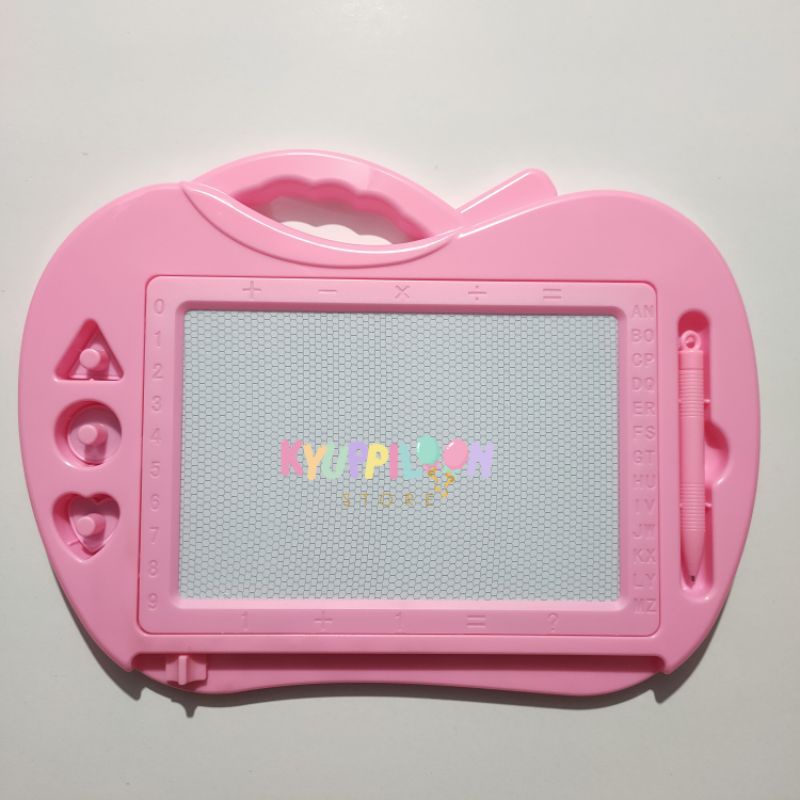Magic Board Bentuk Apel / Magic Board Anak / Papan Magic