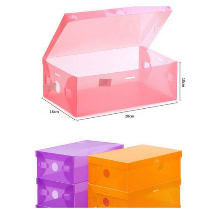 kotak sepatu portebel,kotak sepatu transparan