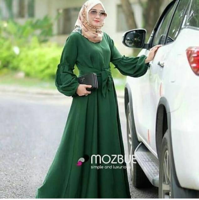 gamis syari / gamis / dres / gamis murah Busana muslim dress mozbue simple brenda luxsourious busui