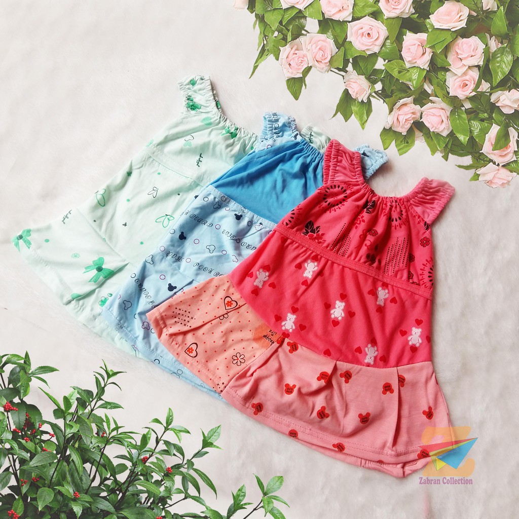 Isi 6 Daster Anak Harian Perempuan 1 Sampai 3 Tahun