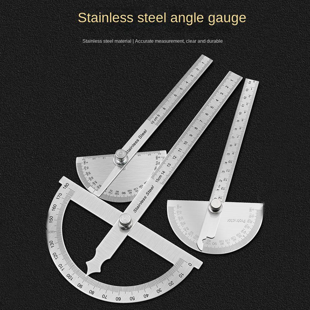 Solighter Goniometer Penggaris Busur Derajat Pengukur Sudut